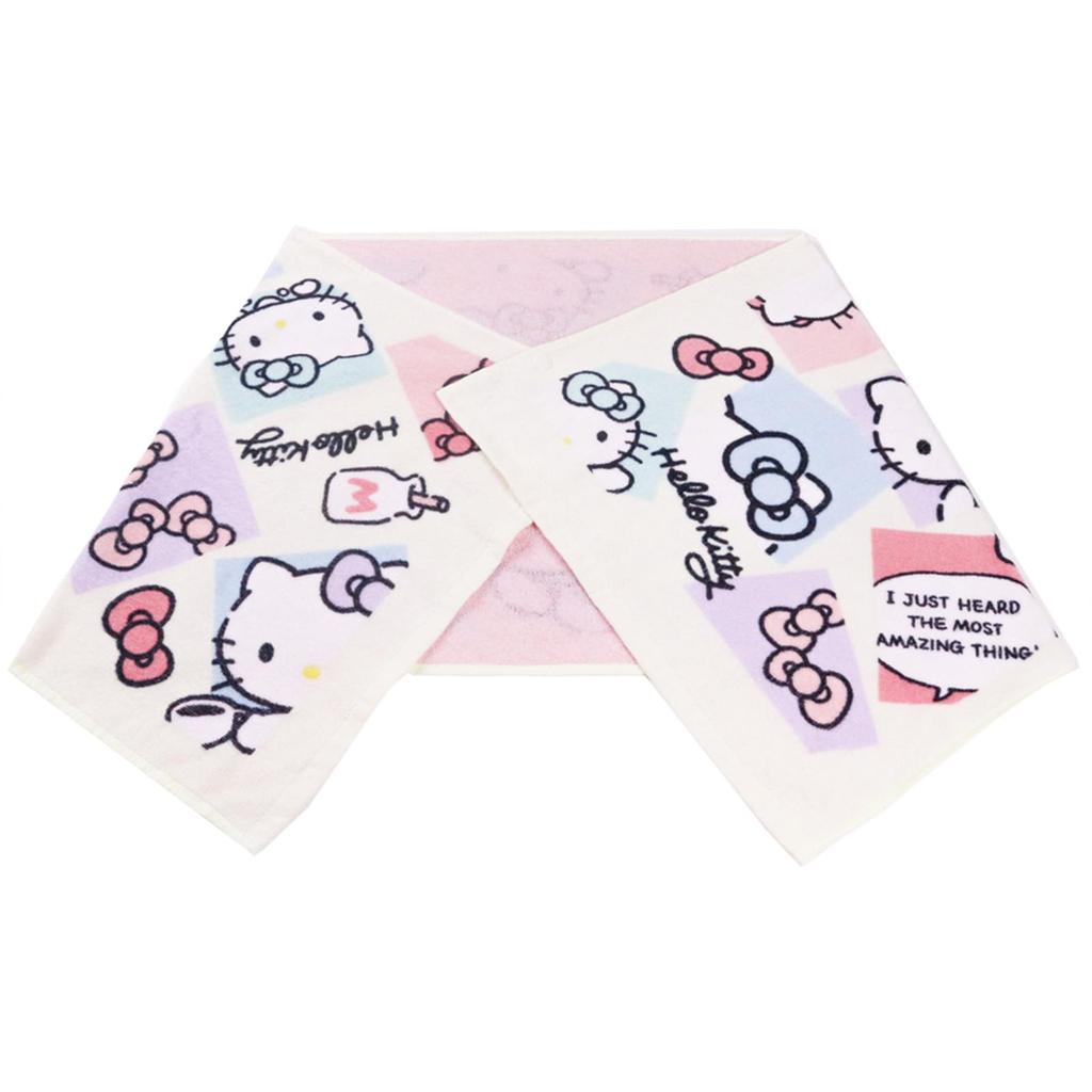 Marushin Bath Sanrio Hello for and Character UV 3765001300 Children's Towel, Kitty, Beach, Pool, Girls, Boys, Design, Swimming, Protection,
