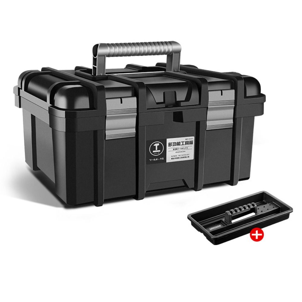 Koffer mit großer Kapazität Hardware-Teile-Box 22 Zoll Werkzeug-Organizer Garage Werkstatt