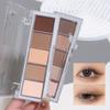 New 5-Color Contour Eyeshadow  Palette - Affordable  Matte Brown Neutral Tones for Beginners,  Daily Makeup,  Eye Base
