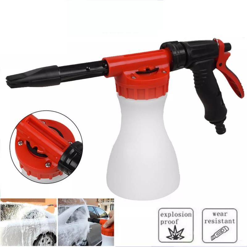 Snow Foam Sprayer Car Wash Spray Tool Lance Uses Hose Pipe Sprayer 900ml Bottle