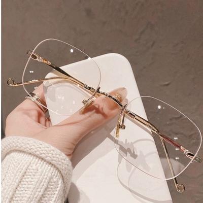 Lunettes Anti-Rayonnement Pour Femme Homme Lunettes Sans Monture Lunettes Anti Lumière Bleue