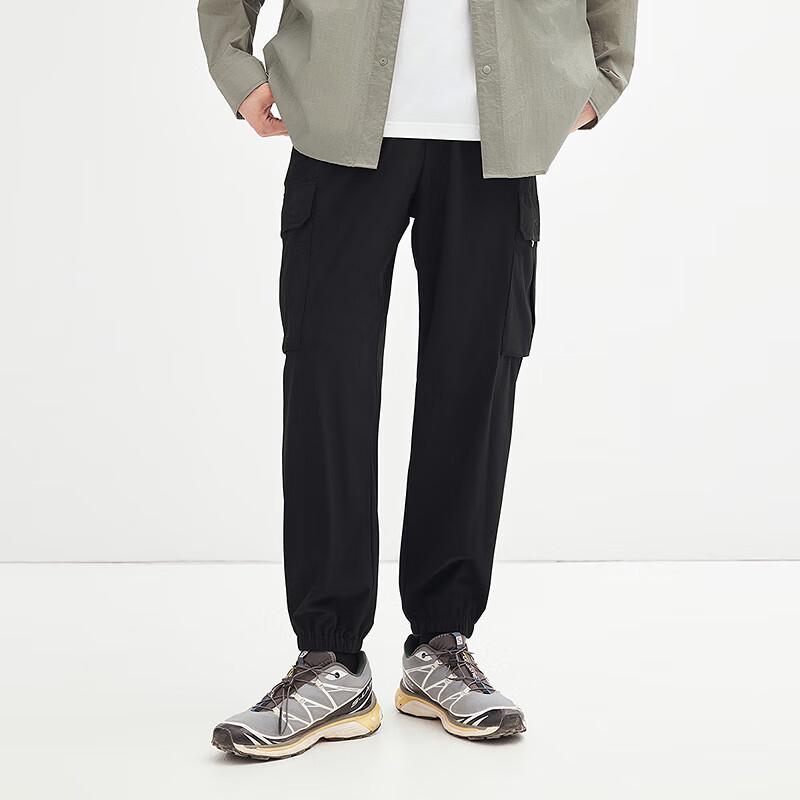 Peacebird Men's Four-Way Stretch Tapered Cargo Jogger Pants