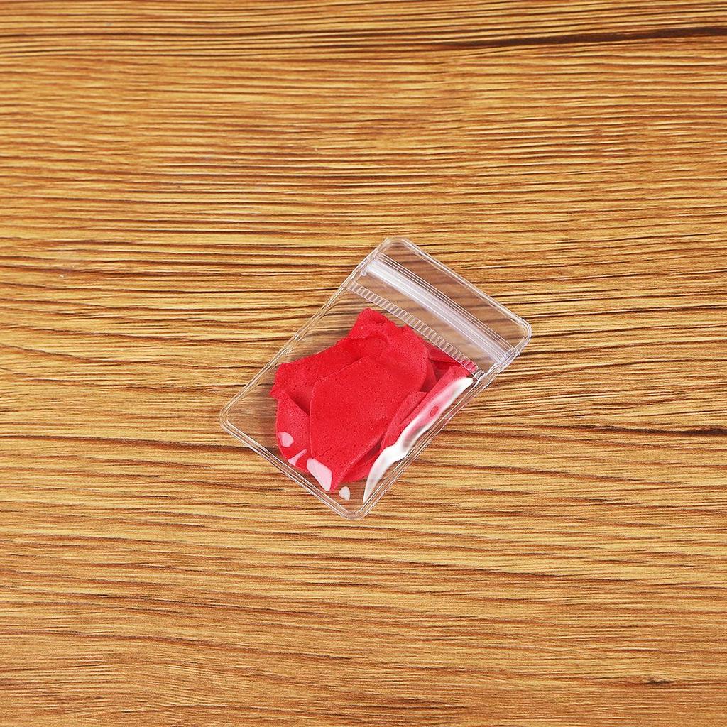 PVC Transparent Self Sealing Bag for Handmade Soap Dessert Accessories 50 Pcs