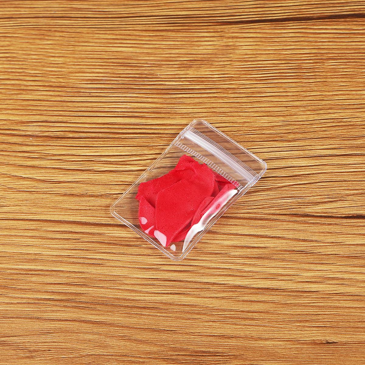 

50Pcs PVC Transparent Self Sealing Bag Handmade Soap Dessert Accessories Bag Package 4x6cm