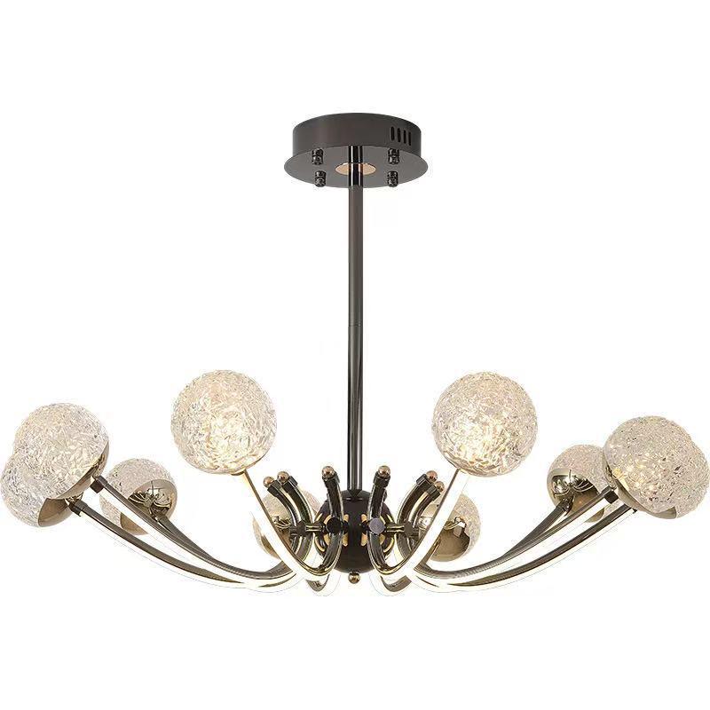 Modern Minimalist Nordic Chandelier: Elegant Mushroom Lighting for Living Rooms, Dining Tables, and Bars