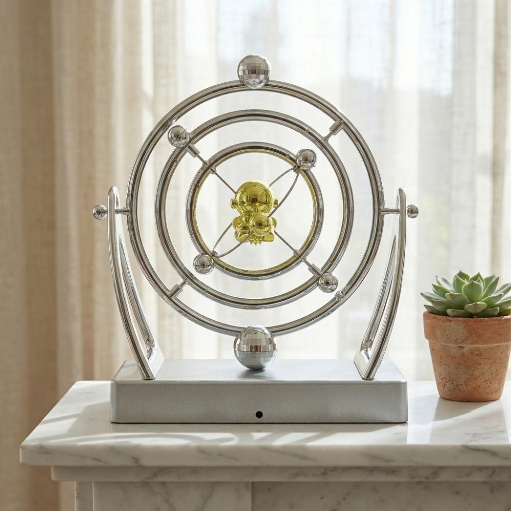 Magnetic Balance Celestial Orbit Pendulum Battery Powered Art Desk Decor  Teachers Gift