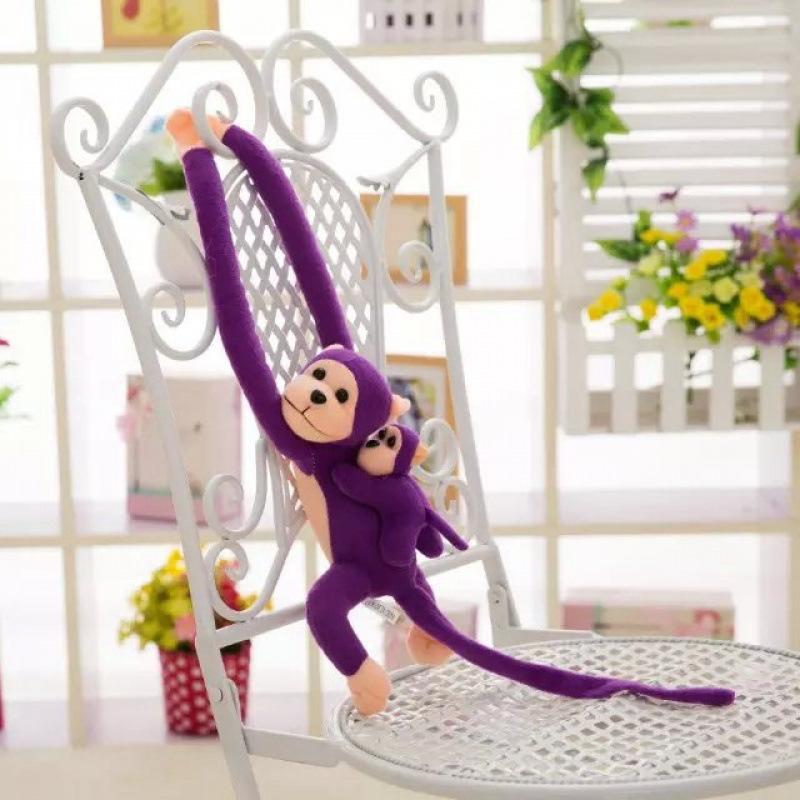 Long-armed Monkey Plush Toy Curtain Strap Monkey Doll Curtain Buckle Electric Car Anti-collision Doll Children's Rag Doll