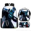 Zaino Spoof Skibidi Toilet Man Zaino Scuola Elementare Borsa Astuccio