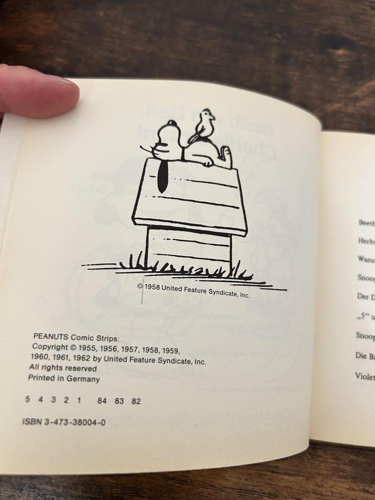 [USED] Snoopy German Books