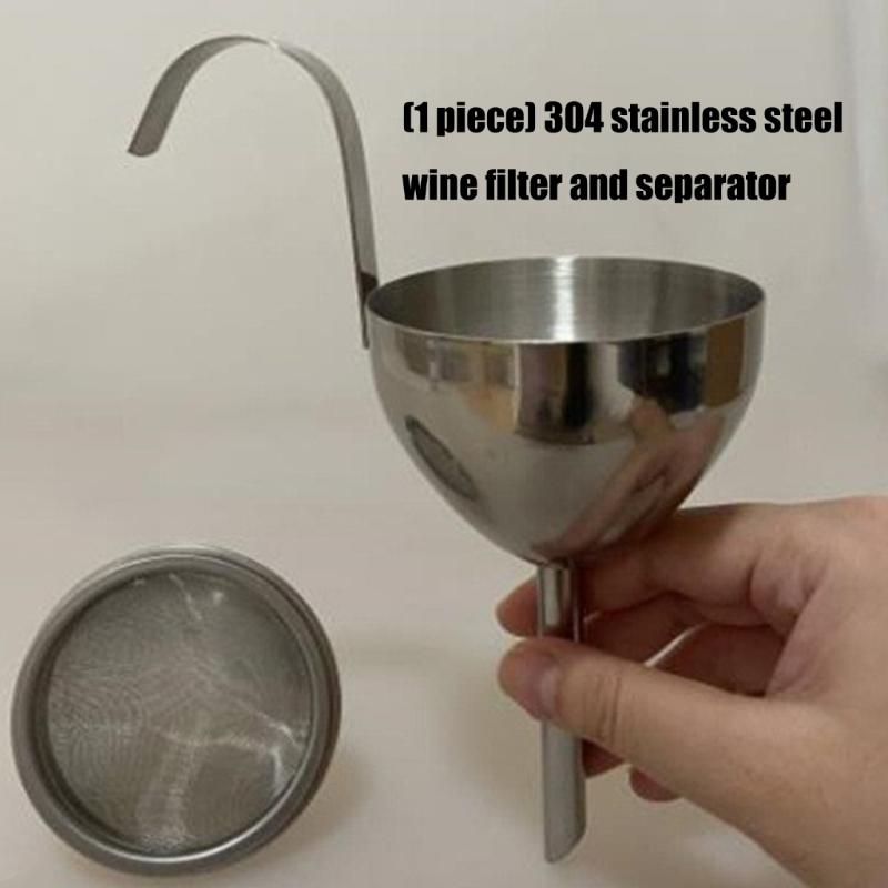 Hochleistungs 304 Rostfreier Stahl Weinfilter zur Sedimententfernung und für ein geschmackvolles Verkostungserlebnis bei häuslichen Zusammenkünften