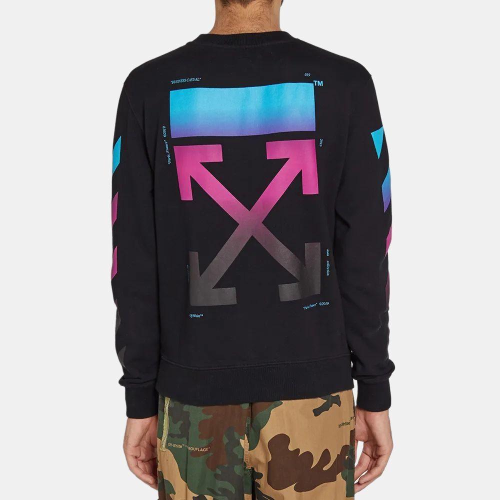 OFF WHITE Diagonal Gradient L/S Tee OMBA025F181920051088