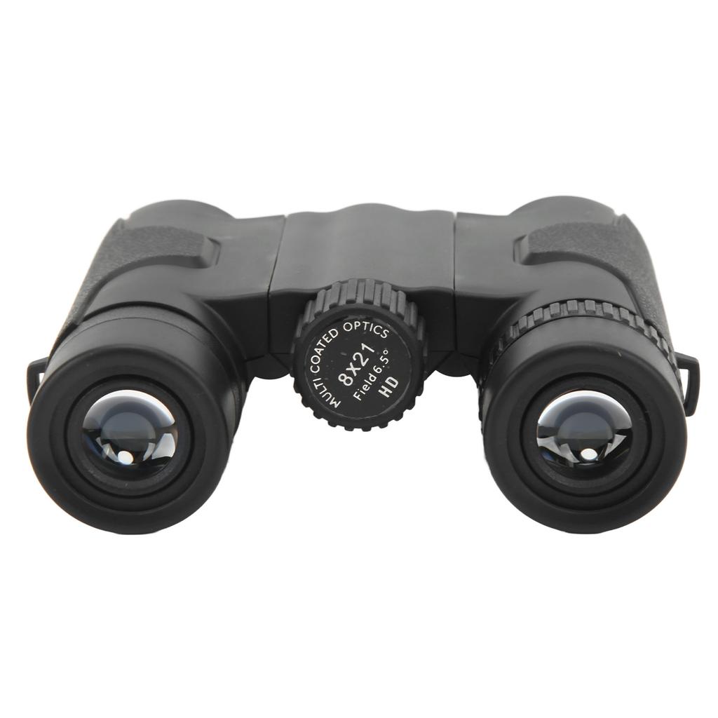8x21 Pocket Binoculars Folding HD Optical Compact Binoculars for Bird Watching Concert Theater