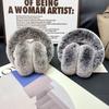 100% Natural Rex Rabbit Fur Ear Muffs Custom Cold Winter Comfort Furry Plush Warm Frostproof Collapsible Ear Muffs for Women