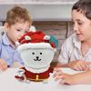 Plush Doll Cartoon Christmas Stuffy Doll Christmas Hat Christmas Throw Pillows Huggable Christmas Plush Toy 25cm Cute