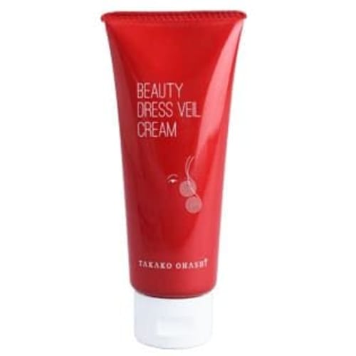 

Beauty Dress Veil Cream, a makeup base that moisturizes, brightens, prevents makeup from smudging, and corrects skin tone. TAKAKO OHASHI
