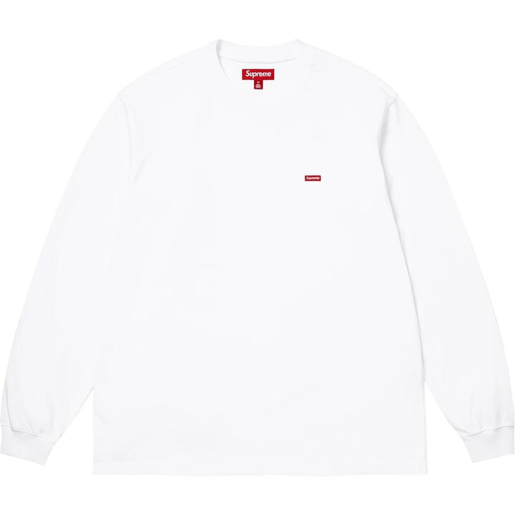 Supreme Small Box L/S Tee (26SS) White