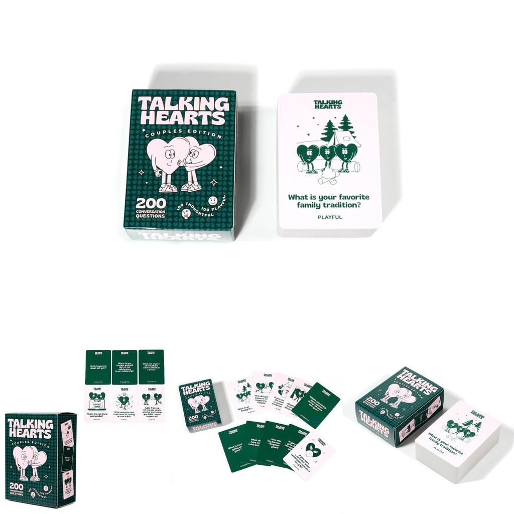 Engaging English Version Talking Hearts Strategy Card Game For Social Gatherings And Family Fun