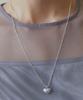 Tatiana (Silver 925) Smiley Cubic Heart Necklace Nz2091