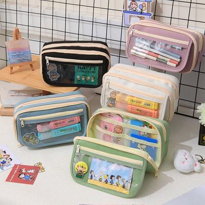 Multi-function Stationery Storage Bag Large-capacity Pen Pouch High Quality Stationery Organizer