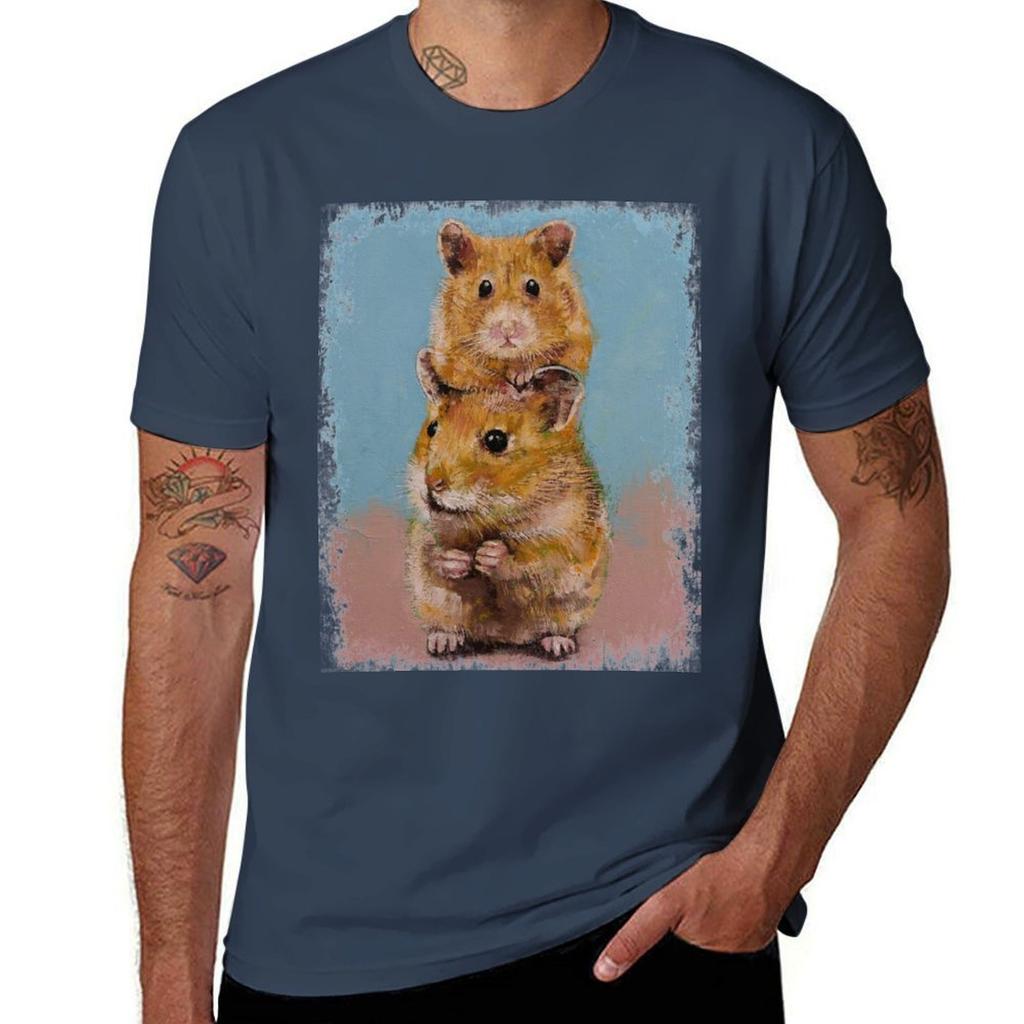 Hamsters Tshirt Large Size Short Sleeve Tshirt