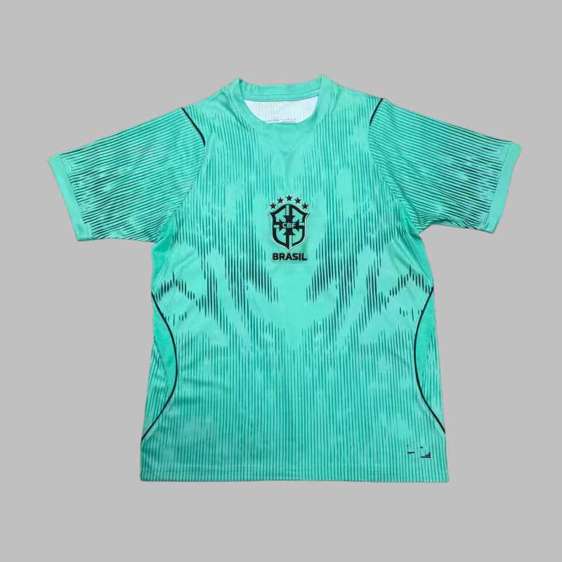 Brazil Fan Short Sleeve Custom Football Jersey 2627