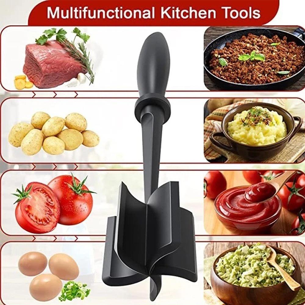 1Pcs 5 Blade Heat and Slip Resistant Meat Chopper for All Cookware