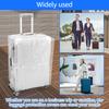 3Pcs Transparent Luggage Protector Covers PVC Dustproof Suitcase Covers 3 Size Anti Scratch Waterproof Luggage Cover for Travel