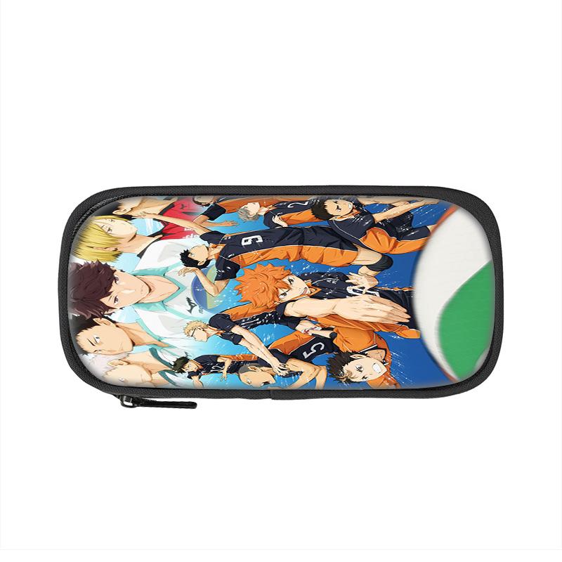 Haikyuu Pen Case Sunshine Youth Print New Large Capacity Student Boys and Girls Best Birthday Gift for School