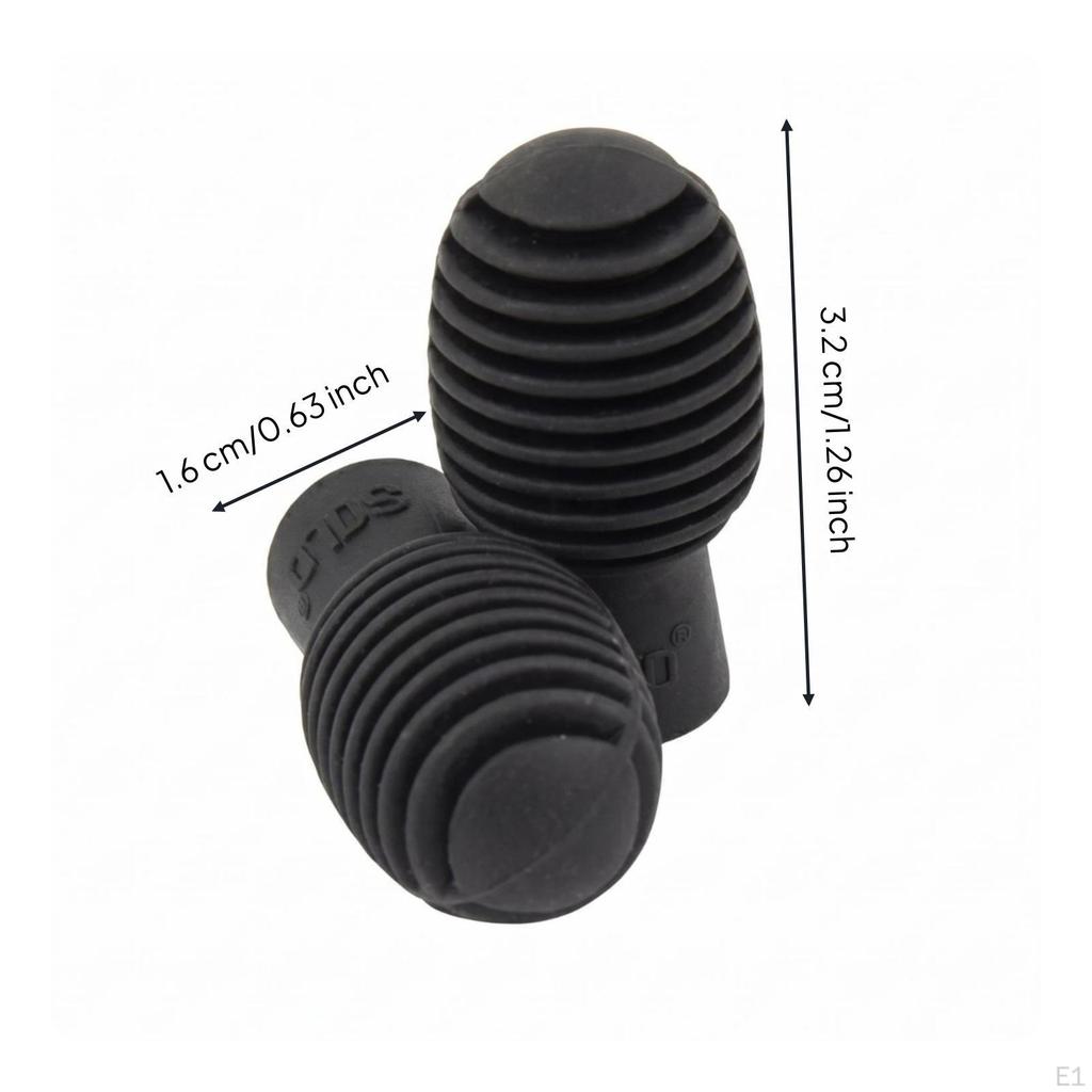 Silicone Drumstick Cover Noise Reduction Silent Sleeve Easy to Install Quiet Practice Tips