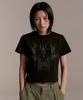 MAHAGRID Tattoo Crop Tee Black(Mg2Emft582A)