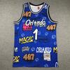 Amerikanisches Trikot Lakers Knicks Magic Speziell Retro-Stil Trend Sport und Freizeit Graffiti Camouflage Basketballtrikot Herren