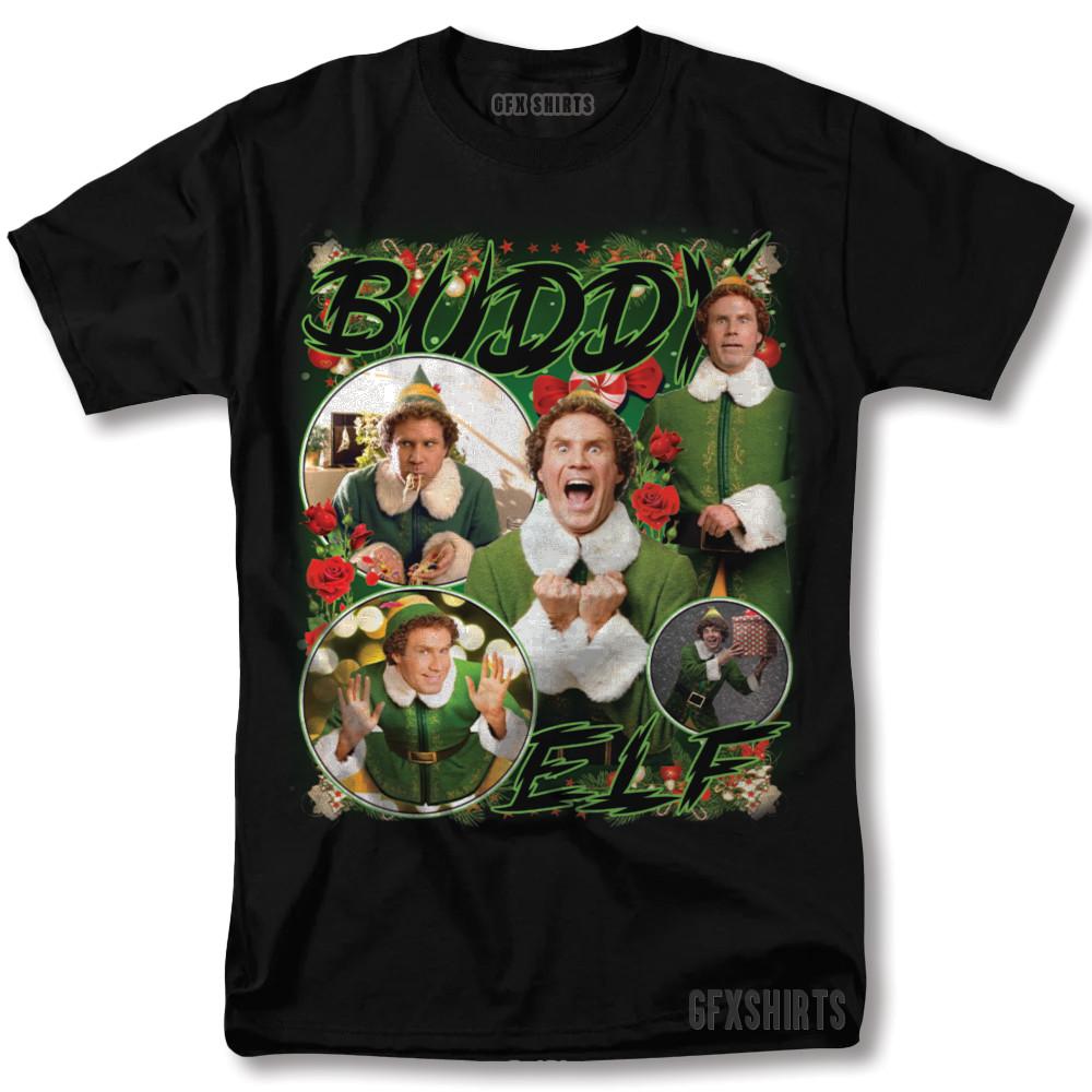 Buddy The Elf Christmas Tee Shirt Vintage Graphic Design T-Shirt Unisex T-Shirt S