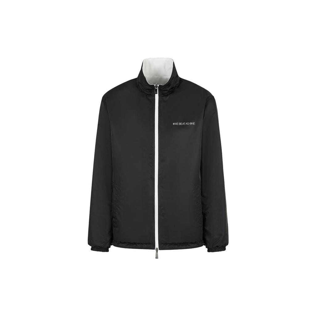Armani Exchange FW23 Solid Color Stand Collar Reversible Long Sleeve Cotton Jacket Men Jackets White 6RZB04-ZNICZ-6111