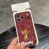 AniME-T-Tom And J-Jerry Kawaii Phone Case For IPhone 17 Air 16 E Pro Max 15 14 13 Mini 12 Pro 11 Max Plus Black Soft Shell