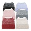 Temu Autumn and Winter New Wool Hat Gradual Change Color Blended Devil Cat Ears Pullover Hat Knitted Hat Women