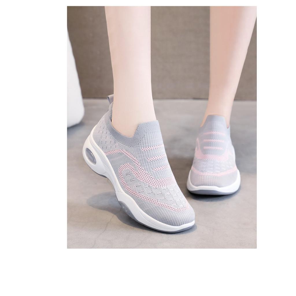 Schuhe für Damen, Weichsohlige Luftgepolsterte Schuhe, Atmungsaktive Freizeit-Sportschuhe