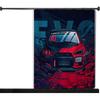 Shower Luxury Sports Car Logo Curtain Waterproof Polyester Fabric Paint Colorful Bath Curtains Home Bathroom Decor With Hook