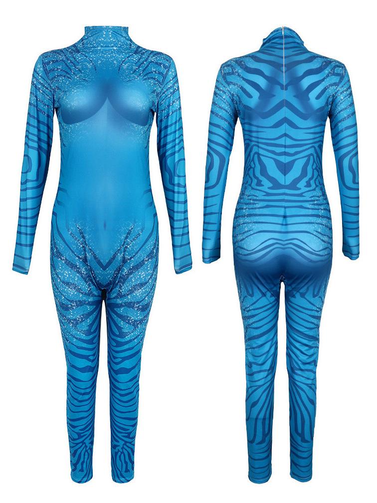 Avatar 3 Kids Cosplay Costume: Stage Performance Jumpsuit for Role-Playing