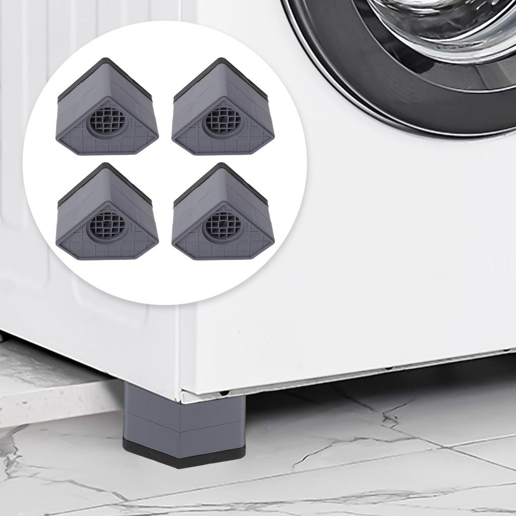 Height Increase Pad Refrigerator Foot Pad Household Appliance 9*9*11.5cm Height Lift Durability Assurance Easy Installation