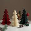 Christmas tree one red, one green, and one white (three in a pack) Christmas decoration Christmas tree ornaments mini Christmas tree 2025 new