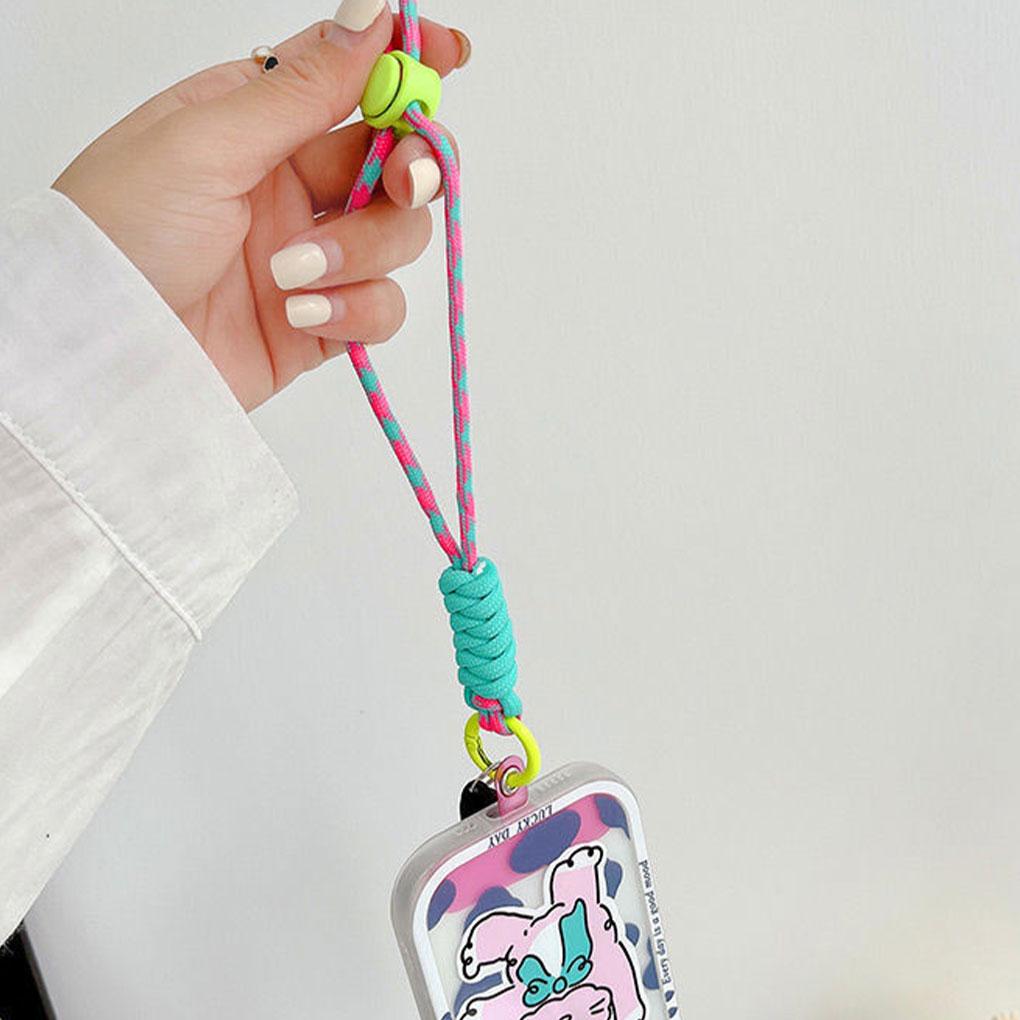 Mobile Phone Lanyard Adjustable Reusable Neck Hanging Rope with Hook Microfiber Safety Straps Accessory Picnic Running Type 9