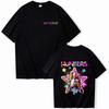 Movie KPop Demon Hunters T-shirts Cute Kawaii Rumi Mira Zoey Graphic T-shirt Men Women Fashion Oversized T Shirts