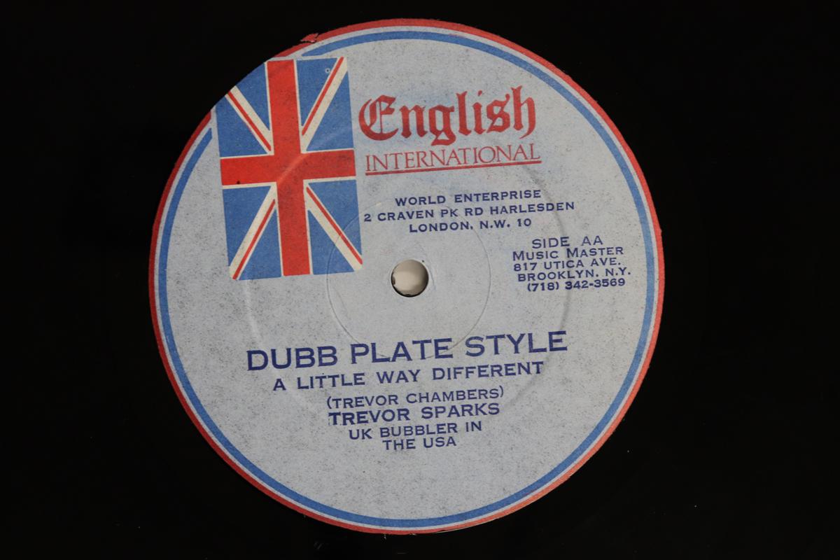 

12inch Record TREVOR SPARKS GERALD PHILLIPS DA Dub Plate Style A Little Way Diff DE002 DIGITAL ENGLISH 1986 UK Reggae Ska Dub Used