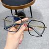 1PCs New Blue Light Blocking Fashion High-end Glasses - Men Optical Clear Glasses - Black Square Frame Eyeglasses Anti-radiation