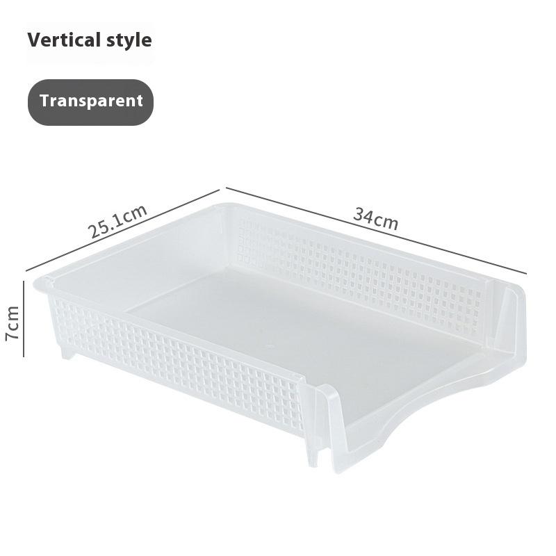 

1/3Pcs Detachable Plastic Office File Folder Stand Multi-Layer Desktop Storage Ra Desk Organizer Box Document Holder
