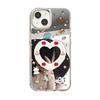 Handyhüllen für iPhone 11 13 XR 15 Pro Max 12 14 Pro Max Hülle iPhone 16 XS Max Spiegel Schutzhülle Mirror Exquisite Cartoon Wasserdicht