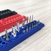 39 Hole Screwdriver Accessory Holders for 1/4Inch Hexagonal Bit Toolbox Organization Storage Solution