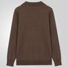 Men's Casual Striped Color - Blocked Knitted Cardigan With Lapel Outerwear
