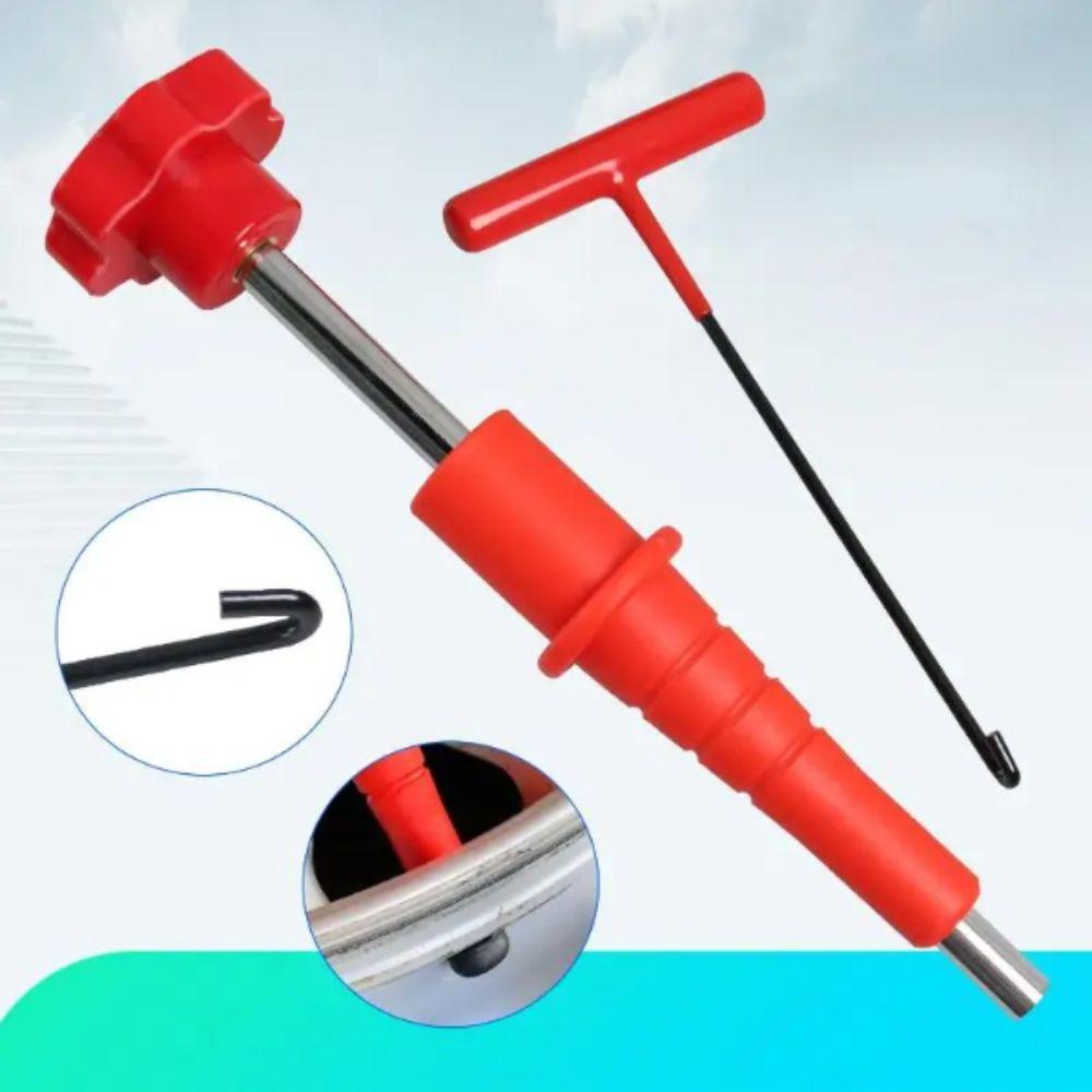 Sturdy Construction Tire Valve Core Tools T-Hook Design Quick Change Tool  Tire Valve Service