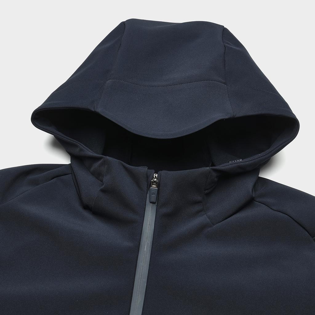 FILA Solid Color Fitness Hooded Stretch Woven Jacket Men Jackets Royal-Blue A51M411703ANV